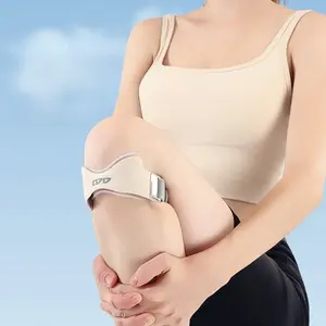 Patella belt, men's and women'srope, running, mountaineering professional sports protective gear, silicone airbag protection, meniscus heat conduction and anti-skid arthritis pain relief breathable adjustable knee pad equipment glove li Warm Compression o