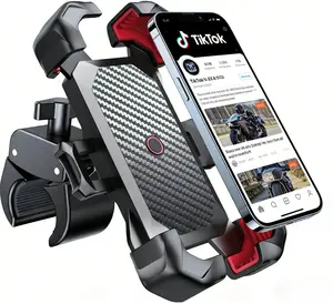 2026 Motorcycle/Bicycle Universal Shock-Absorbing Mount, 360° Safety Mount – Great Small Gift for Him