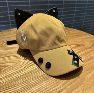 Cute Niche Baseball Cap With Cat Ears 🐱
