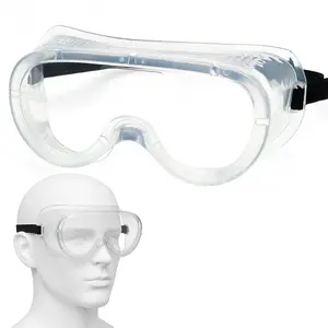 Perforated Safety Goggles with Clear Lens