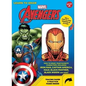 USED-Learn to Draw Marvel Avengers: How to Draw Your Favorite Characters, Including Iron Man, Captain America, the Hulk, Black Panther, Black Widow, and Mo by Artists, Disney Storybook (Unknown)