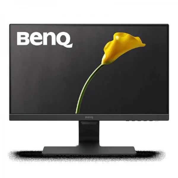 BenQ 21.5in IPS Panel Full HD Computer Monitor - Black, 1920x1080 Resolution, 178-Degree Viewing Angle, Brightness Intelligence Tech, Dual HDMI Ports, Cable Management System, Edge-to-Edge Display Screen Monitors