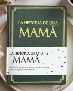 Diario Guiado Personalizado Mamá - Comparte Tu Historia Conmigo (Tapa Dura)