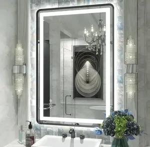 Aevar UL Certified Front & Back LED Anti-Fog Tempered Glass Bathroom/Vanity Mirror with 3- Year Warranty