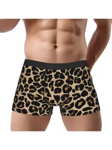 Classic Leopard Print Boxers, Stretchy Boxer Briefs, Sexy Wild Animal Spots, Jungle Beast Boyfriend Gift