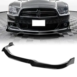 SRT-Style Front Bumper Lip Body Kit Spoiler Compatible with 2011 - 2014 Dodge Charger SRT Model Only Bumper