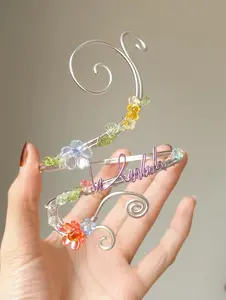 Personalized Name Fairy Arm Cuff – Handmade Statement Aesthetic Summer Bracelet