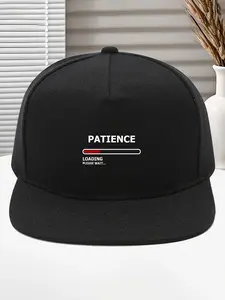 Fashionable Versatile Hip-Hop Hat, Flat Brim Baseball Cap, Sun Protection Sportswear, Adjustable Fit, Lightweight Breathable, Unisex, Adjustable Caps