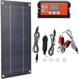 Solar Panel Kit,Solar Panel Trickle Chargering kit for Car Boat RV Motorcycle Truck Marine