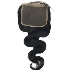 Body wave 6X6 lace closure human hair