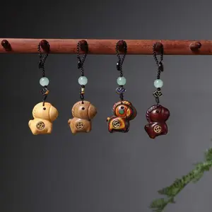 Rainbow Wood Agarwood Phone Charm Keychain, Creative Cartoon Wooden Pendant, Perfect Gift for Friends and Family, Made in China