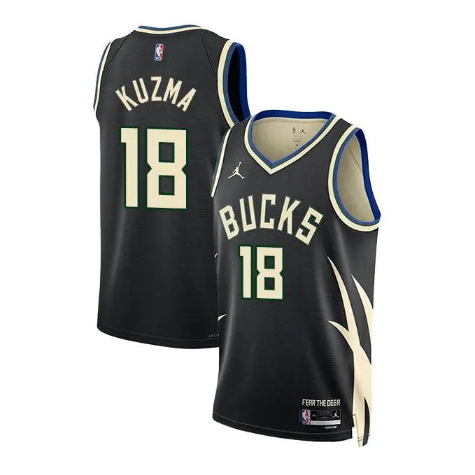 Jordan 2022 Statement Edition Kyle Kuzma Milwaukee Bucks Swingman Jersey