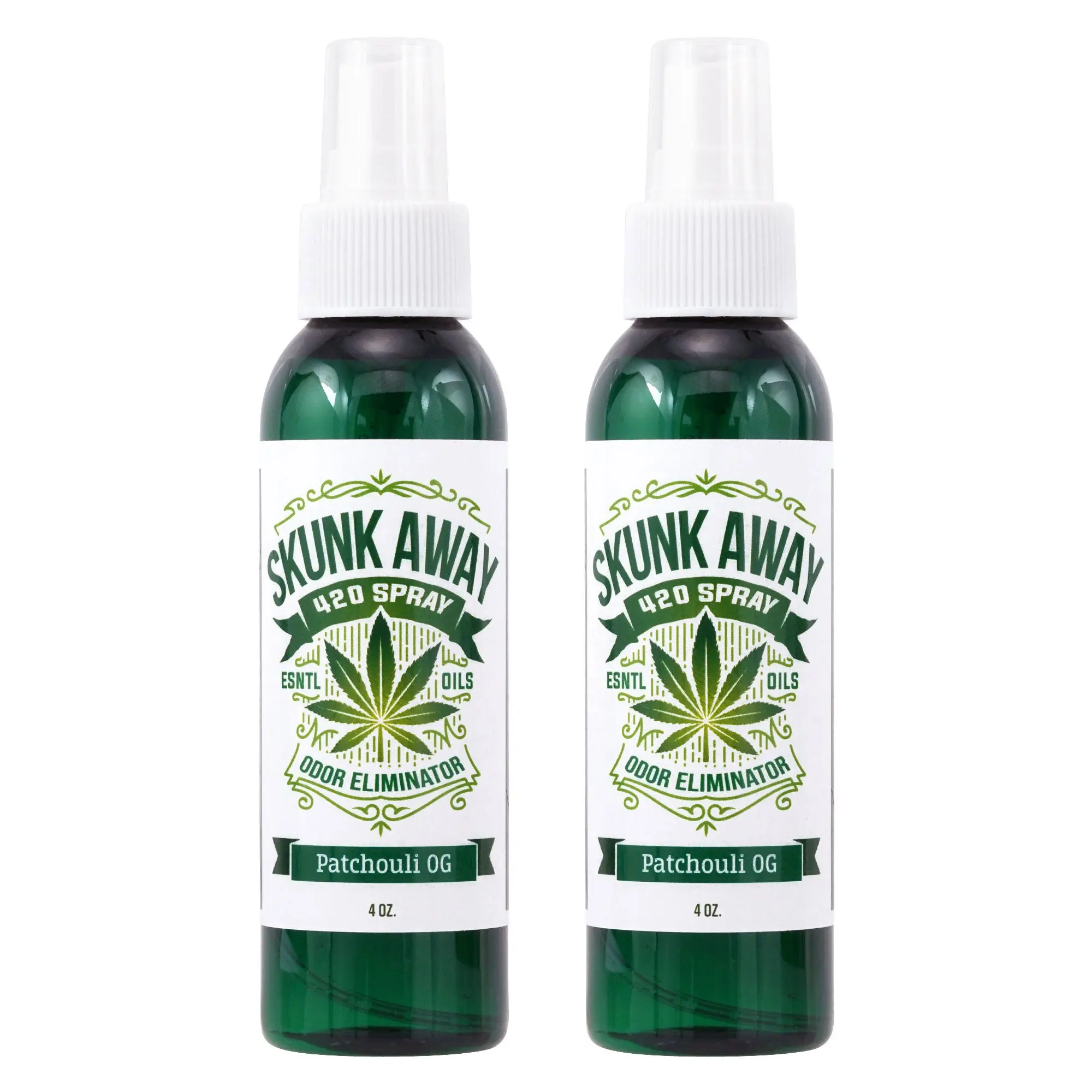 2 Pack 4oz Patchouli OG Smoke Odor Eliminator Spray
