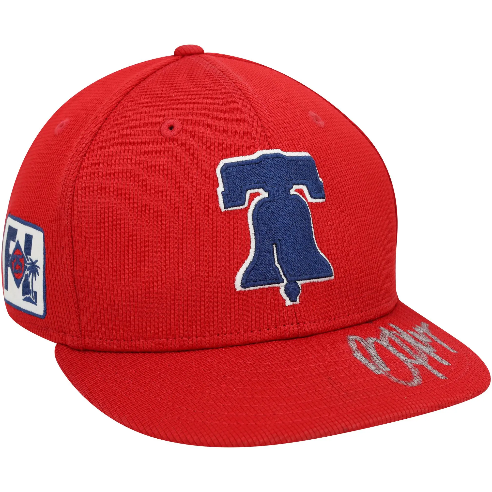 Bryce Harper Philadelphia Phillies Autographed Game-Used Red Cap from 2025 MLB Spring Training - Fanatics Authentic Certified