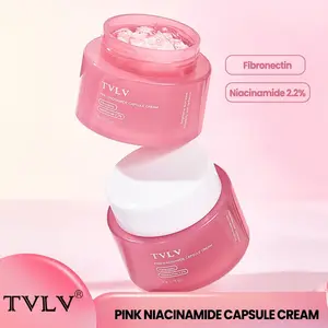 Tvlv Niacinamide Capsule Cream, 2.2% Niacinamide + Elastin, Brightening Hydrate Hydrating Repair Moisturizing Face Cream Moisturizer 50g, Skin Care Essential