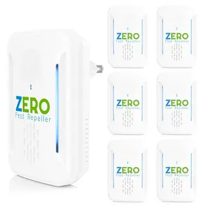 Ultrasonic Pest Repeller Indoor Ultrasonic Repellent（6 pack）