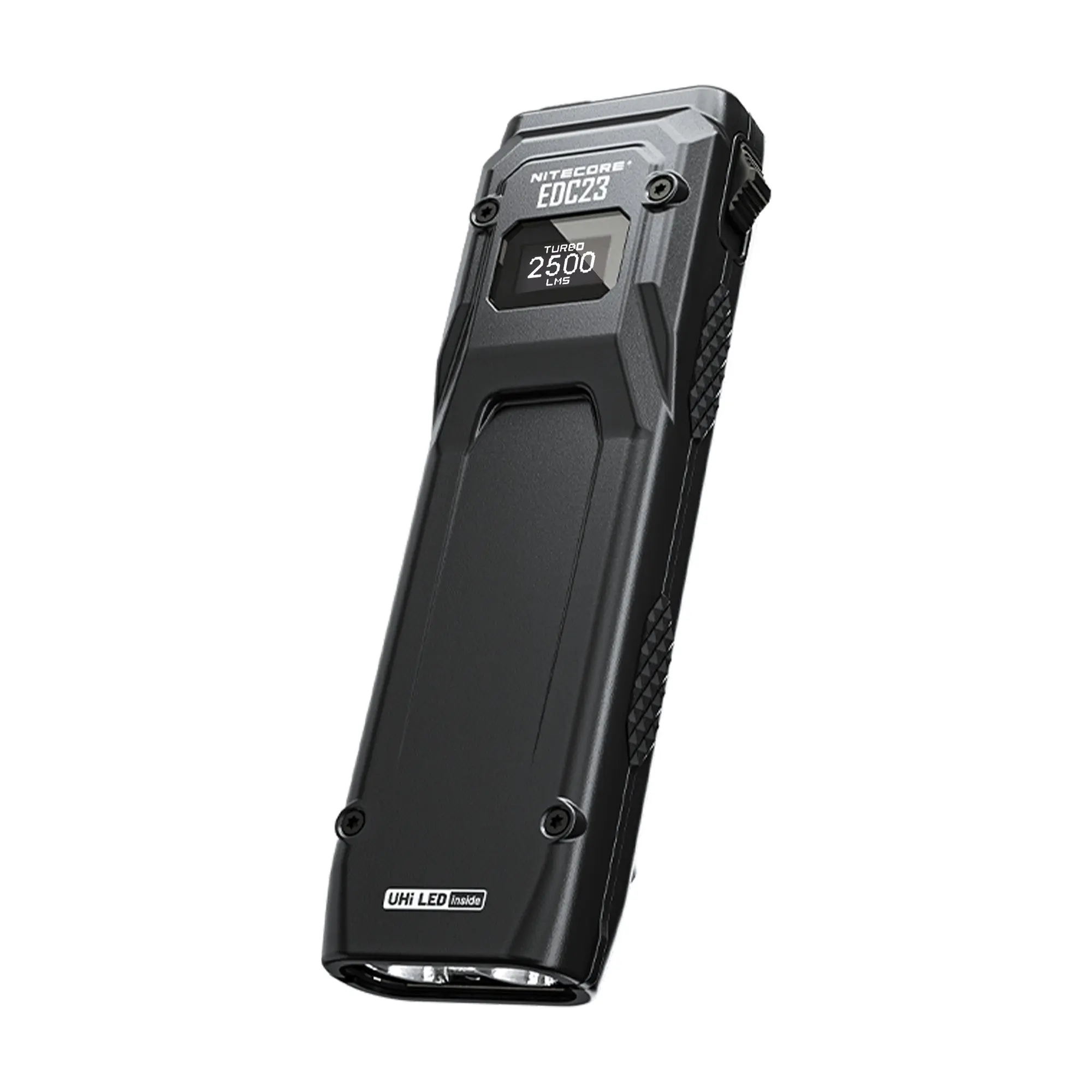 Nitecore EDC23 Super Bright Powerful Handheld LED Flashlight - 2500 High Lumens, USB-C Rechargeable Work Light, Compact Multi-Use Pocket Standard Torch for EDC Home Improvement Portable Lighting, Super Bright Flashlight