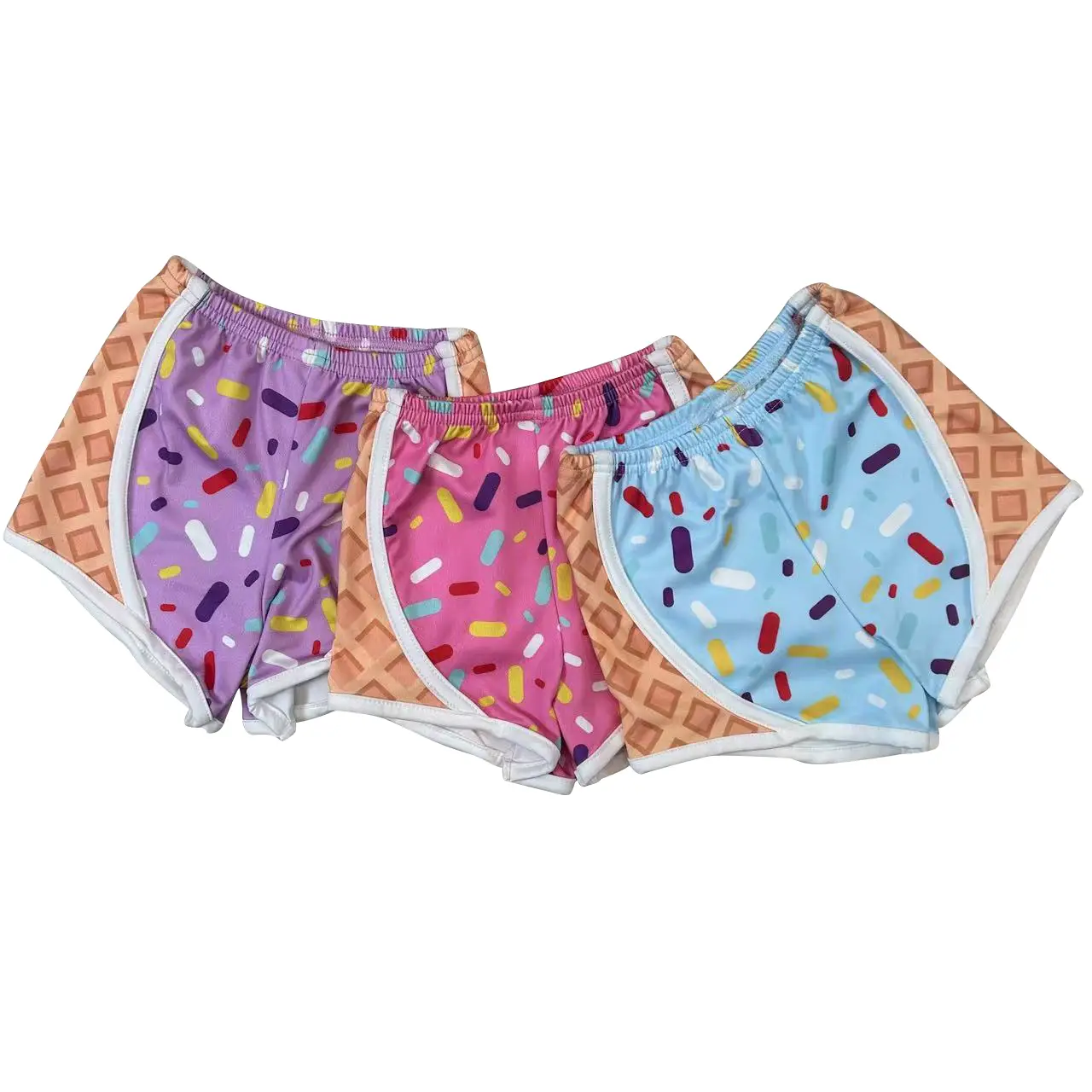 Summer Cute Kids Clothes Ice Cream Printed Girls Shorts Super Soft downtown girl clothes