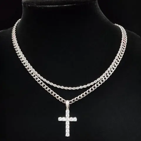 Chains, Unisex Necklace Sets, 2025 New Cuban Chains, Men's Accessories, Necklaces for Men Sets,Suitable for Men and Women's Casual Accessories