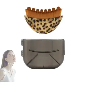 Facial Lymph Drainage Brush Set, Jaw and Chin Shaping, Stainless Steel Dry Brush Massager for Lymphatic Drainage, Ergonomic Design, Lymphatic Drainage Tool