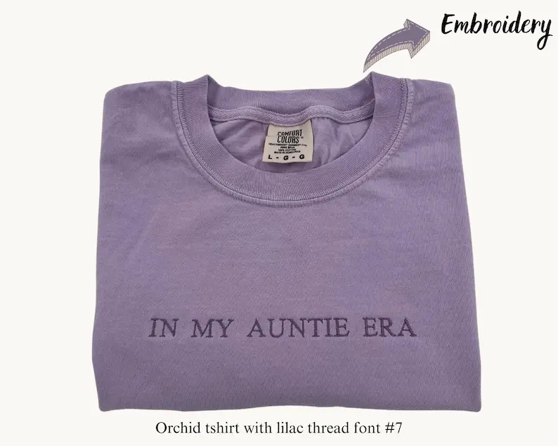 Personalized Comfort Colors T-Shirt | Custom Embroidered T-Shirts | Embroidered Comfort Colors Tee | Dad Gifts Shirt | Father Day Gift