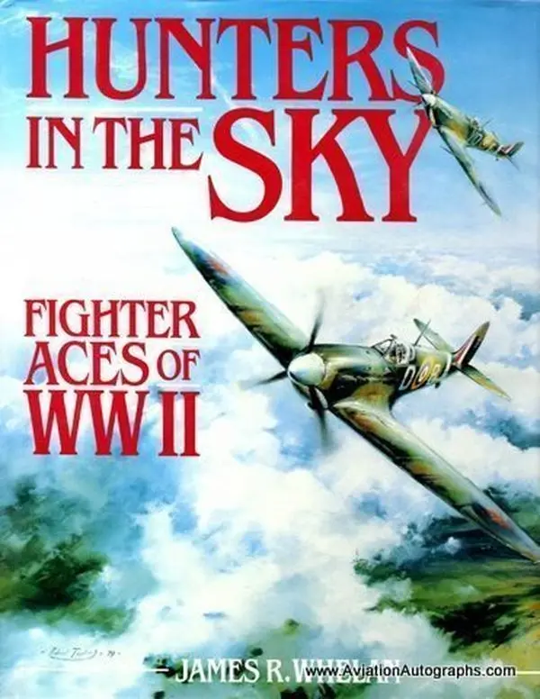 USED-Hunters in the Sky: Fighter Aces of WW II by James R. Whelan (Hardcover)