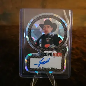 Leaf Metal PBR Rope & Ride Autograph Card 2024 Joao Ricardo Viera #8/10 Collectible Sports Trading Card