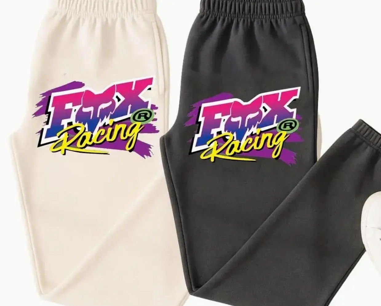 Fox Racing Inspired Sweatpants, Unisex Cotton Motocross Bottoms Pants, Racing Sweatpant, Comfy Dirt Bike Streetwear for Men and Women Riders, Trendy Top Sweatpants, Unisex Cotton Graphic Casual Sweatpants, Gift For Fan, Men and Women, Best Gift SS Z