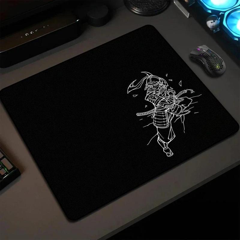 Kurosun Samurai Mouse Pad Small Black Upgraded Version Mousepad Washable Non-slip Rubber with Precision Lock Edge Office Micepad Kurosun Samurai Mouse Pad Small Black Upgraded Version Mousepad Washable Non-slip Rubber with Precision Lock Edge Office Micepad