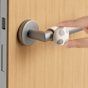 Mushroom Shape Door Handle Bumper Pad, Silicone Buffer Cushion for Entryway Bedroom Doors, Anti-Collision Door Stopper, Durable and Easy to Install