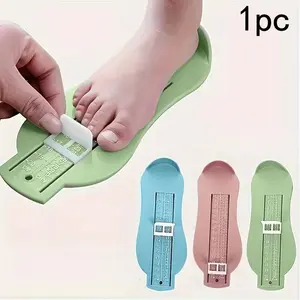 A baby's foot length measuring tape, a foot measuring device for children to buy shoes, and a measuring scale for the measuring device for online shopping by mothers