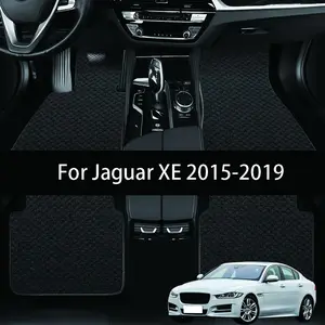 Car Floor Mat For Jaguar XE 2015-2019 Full Set Luxury Premium Mat Reliable Performance, Ideal for Daily Commute & Long Trips, Must-Have Vehicle Easy to clean, anti slip and wear-resistant Auto Interior Accessories