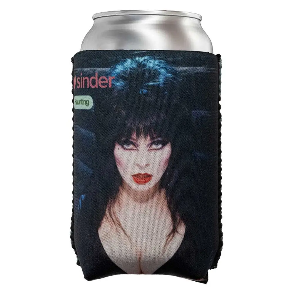 Elvira Sinder Blue 12 oz Can Cooler Coozies