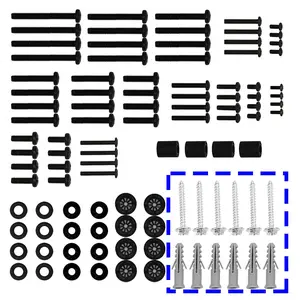 Universal TV Mounting Hardware Kit Set Includes TV Screws and Anchors M4 M5 M6 M8 TV Screws and Spacer Fit Most TVs up to 80 inch springtok
