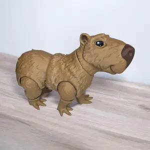 Capybara 3D Printed Figurine Decor - Unique Decorative Figure for Home or Office Decor