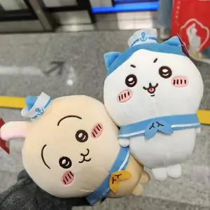 20cm Anime Cute Chi_ikawa Navy Series Navy Collar Hachiware Cotton Doll Plush Toy Sofa Pillow Ornament Decoration Birthday Gift