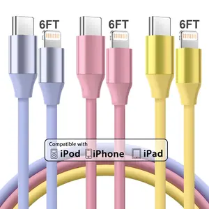 6FT [Apple MFi Certified] Electronic Fast Charging Type C to Lightning Cable Compatible with Apple iPhone 14 13 12 11 Pro Max XR XS X 8 7 6 Plus SE iPad Mini