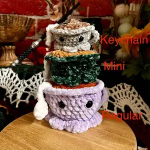 OcTeapus, Handmade Crochet Octopus Teacup