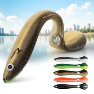 High-Elastic Silicone Swimbait with Tear-Resistant Tail Hook & Anti-Tangle Design – 10cm 6g Lure for Bass/Pike, Freshwater/Saltwater – Tackle Essential & Top Fishing Gear