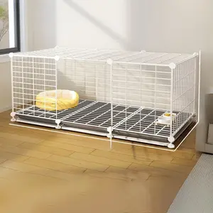 Large Indoor Rabbit Cage, Anti-Spray Urine Proof Pet House, New Style Bunny Habitat, Home Use Rabbit Pen, Clearout Sale