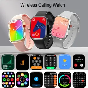 S9 New 2.01 HD Bluetooth-compatible Smartwatch, Wearable, Step Counter, Sleep Monitoring, Running, Wireless Bluetooth-compatible Calls, Large Battery, Unisex