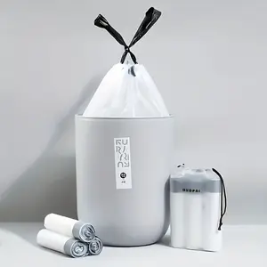 DUOPAI 1 Roll 50 Bags Clearance Sale 8 Gallon Trash Bags Thick & Leak-Proof Durable Material for Kitchens Bathrooms Bedrooms Offices