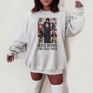 Olivia Benson X eras tour Law And Order  Law and Order SVU Vintage sweatshirt Casual Clothing Comfort Fashion Womenswear Graphic