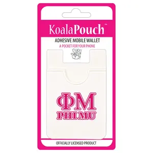 Phi Mu Koala Pouch - Greek Letters Design - Phone Wallet