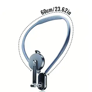 Magnetic Neck Mount Silicone Quick Release Holder for Mobile Phones iphone 12 13 14 15 16 Android Sumsung Video recording Stand