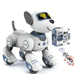 TongLi/TL Electronic Pet Toy Dog, Automatic Follow Electronic Dog，Smart Remote Control, Children's Programming Simulation Electronic Pet, Can Bark, Walk, and Jump,  Simple Remote Control Electronic Dog,New Year gift,Toy Gifts,Christmasgift
