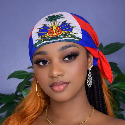 Haitian Headscarf Mouchwa Ayiti Cultural Fashion Bandana