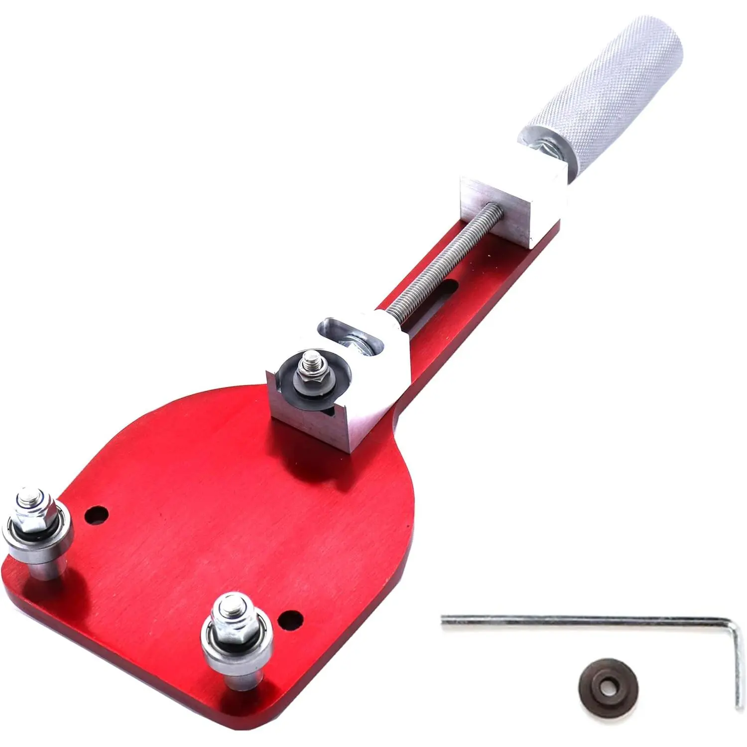 GJANSH Oil Filter Cutter Tool, Universal Billet Aluminum Oil Filter Cutter with 2-3/8" to 5" Cutting Range, Heavy-Duty Automotive Oil Filter Opener for Engine Oil Filter Inspection, Professional Mechanic Tool for Cutting Open Oil Filters for Diagnostic fa