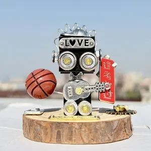 High-end Niche Handmade Cyberpunk Robot Commemorative Collectible Ornament, Graduation & Birthday Gift for Friends