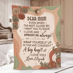 Dear Mom, Always Loved Personalized Blanket